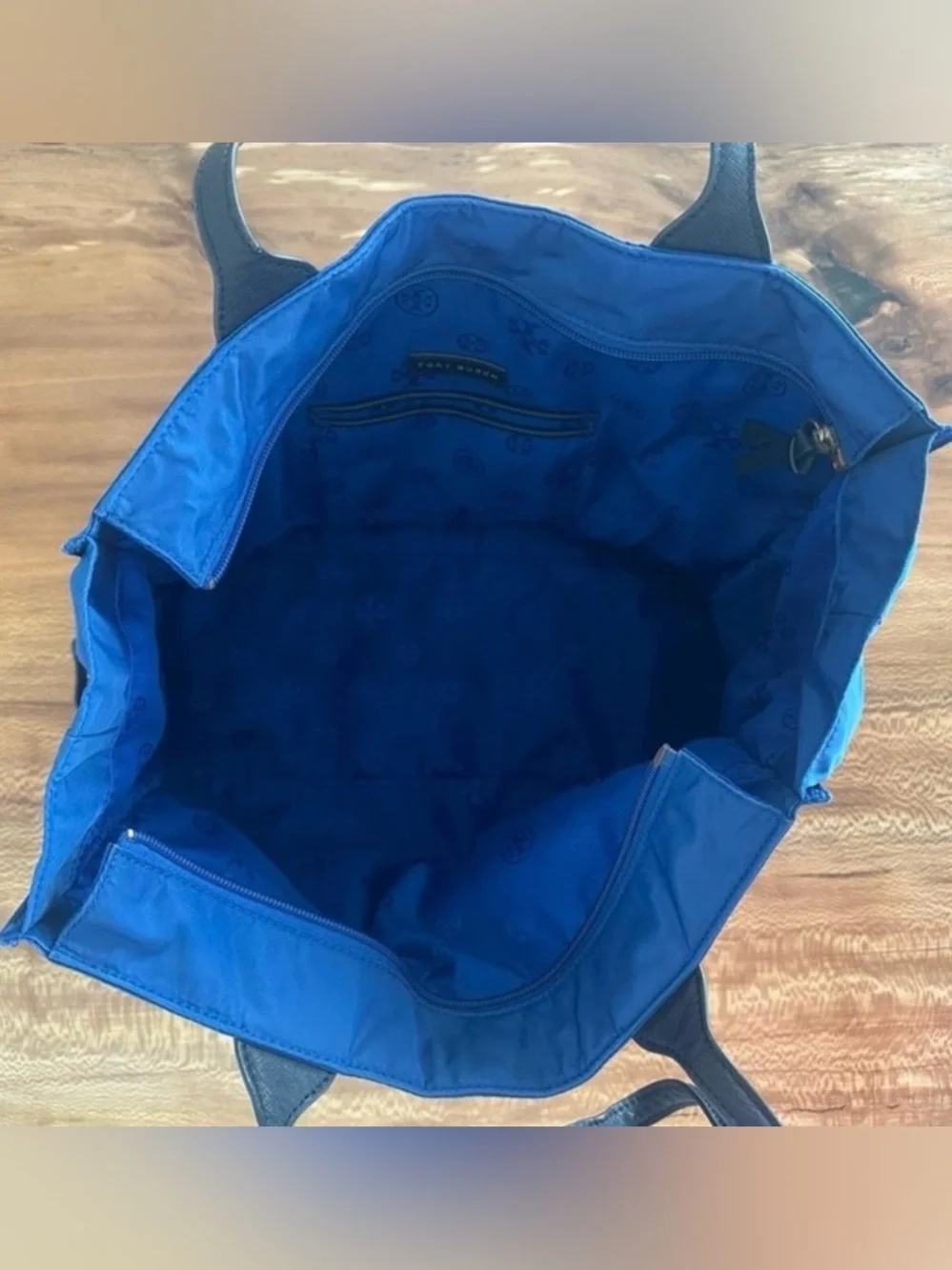 Tory Burch Ella Packable Tote Jelly Blue